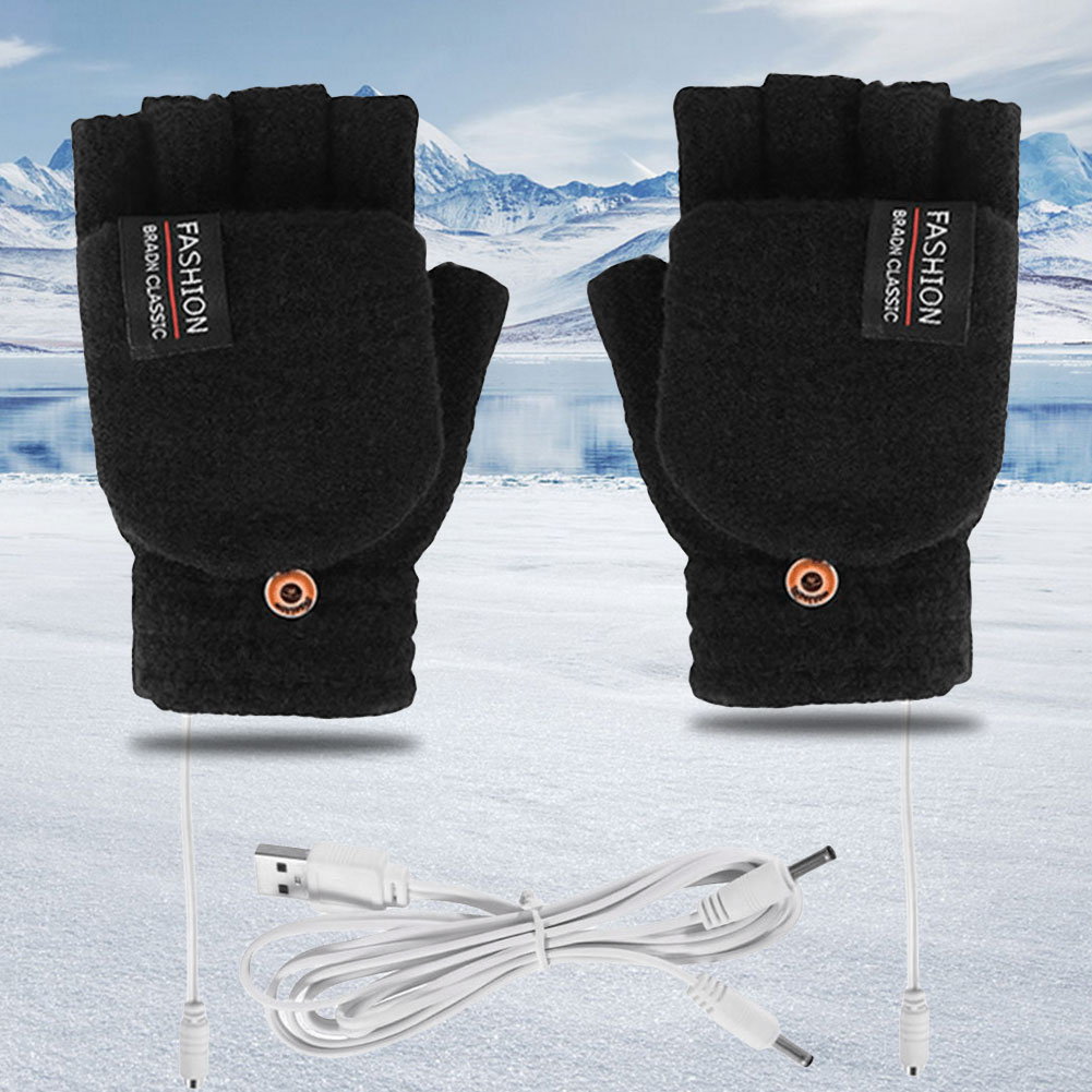 Heated Gloves Electric - Sarung Tangan Penghangat Dua Sisi, Dapat