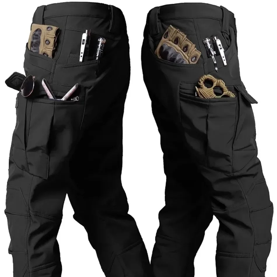 Celana Kargo Taktis Bahan Flee - Winter Clothing Hiking ulasan dan harga