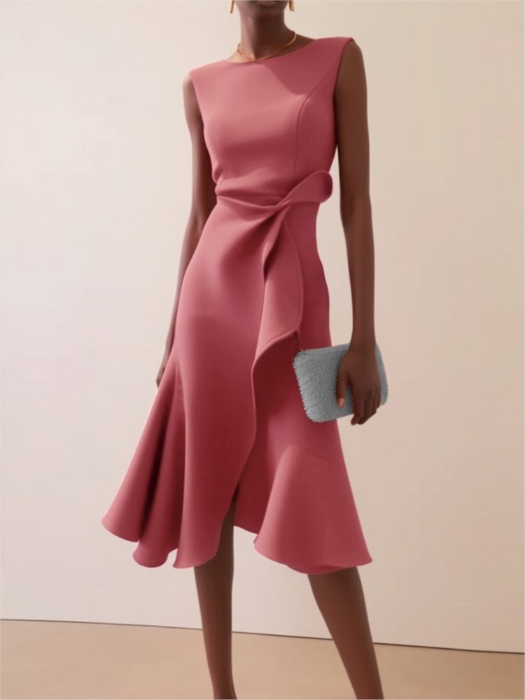 Gaun Malam Wanita Elegan Musim - Winter Clothing Drawing ulasan dan harga