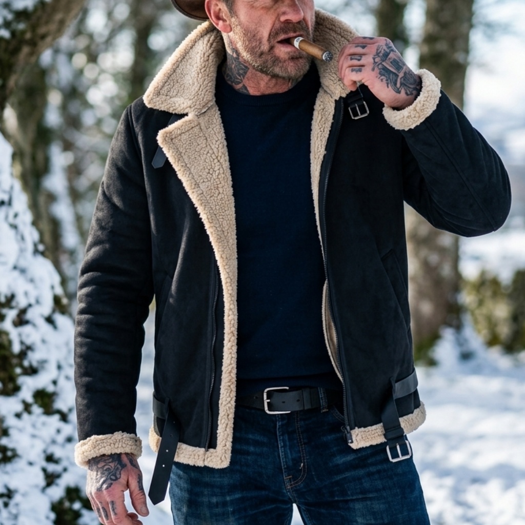 Jaket Suede Pria Musim Dingin  - Winter Clothing Hiking ulasan dan harga