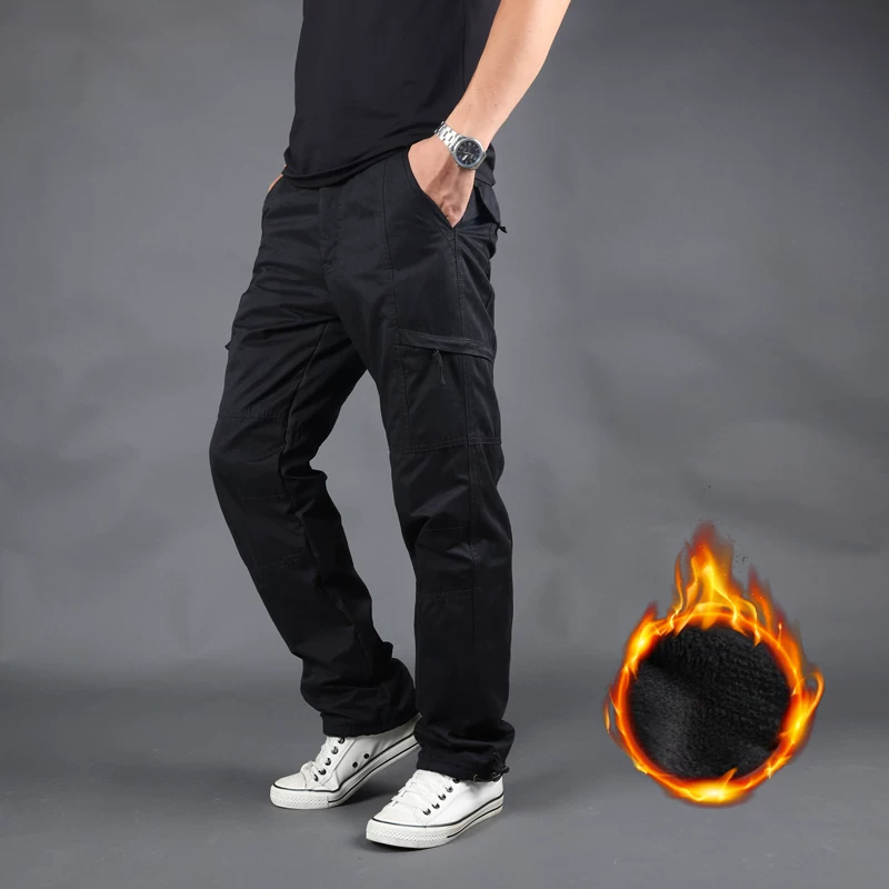 Celana Kargo Pria Berlapis Fle - Winter Clothing Hiking ulasan dan harga