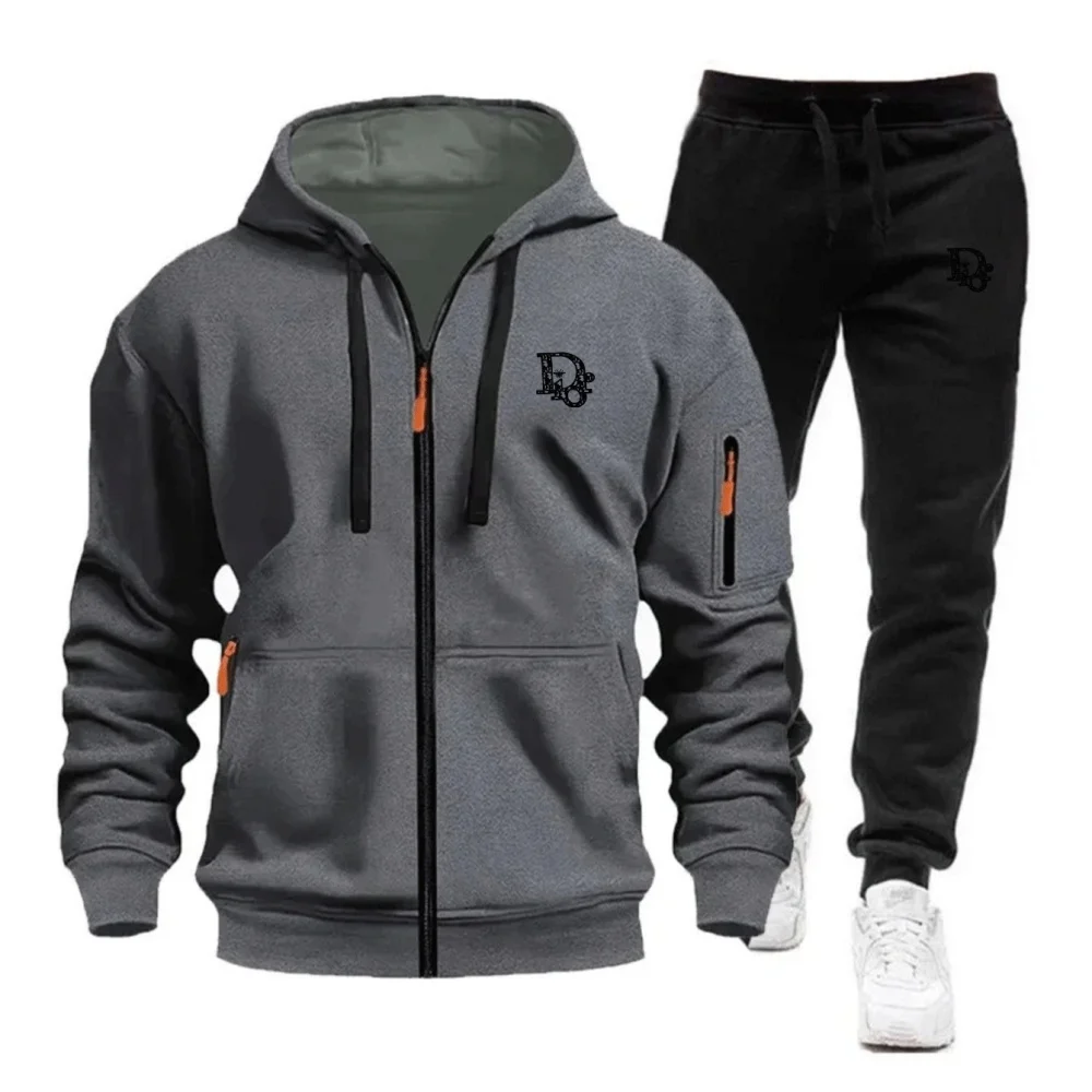 Setelan Hoodie dan Celana Trai - Winter Clothing Pk ulasan dan harga